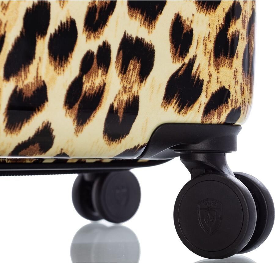 Heys Hardshell-trolley Leopard 66 cm x Joachim Llambi harde koffer volumevergroting - Foto 2
