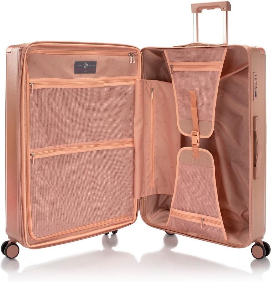 Heys Hardshell-trolley Luxe in verschillende kleuren en maten x Joachim Llambi harde koffer volumevergroting