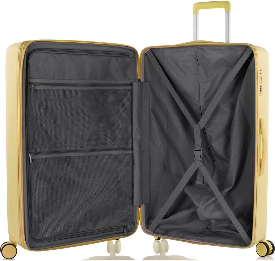 Heys Hardshell-trolley Pastel in verschillende kleuren en maten x Joachim Llambi handbagage-koffer TSA-slot volumevergroting - Foto 2