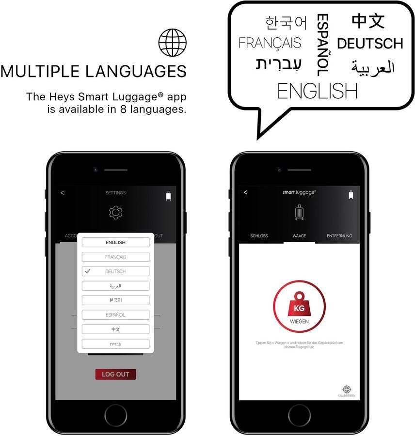 Heys Hardshell-trolley Smart Luggage in verschillende kleuren en maten x Joachim Llambi handbagage Smart Bagage met app-functie - Foto 9