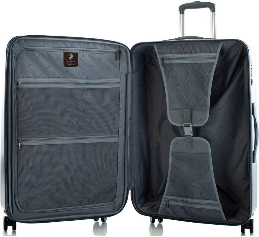 Heys Hardshell-trolley Tie-Dye blauw 76 cm x Joachim Llambi reisbagage TSA-slot volumevergroting - Foto 3