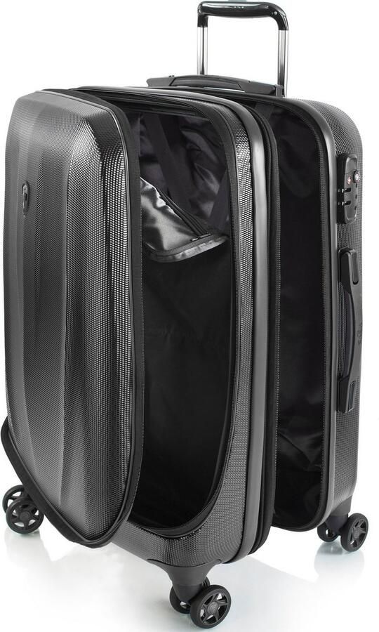 Heys Hardshell-trolley Vantage in verschillende kleuren en maten x Joachim Llambi reisbagage met voorkant toegang vak volumevergroting - Foto 4