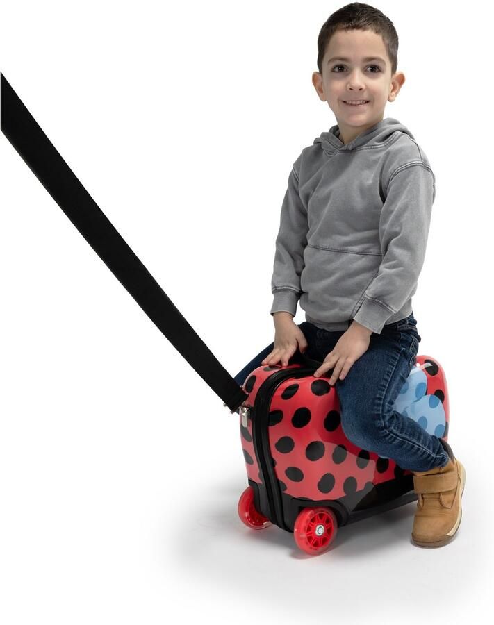 Heys Kinderkoffer Kids Ride-On Luggage 16 cm x Joachim Llambi kinderbagage kindertrolley lieve sbeestje - Foto 2