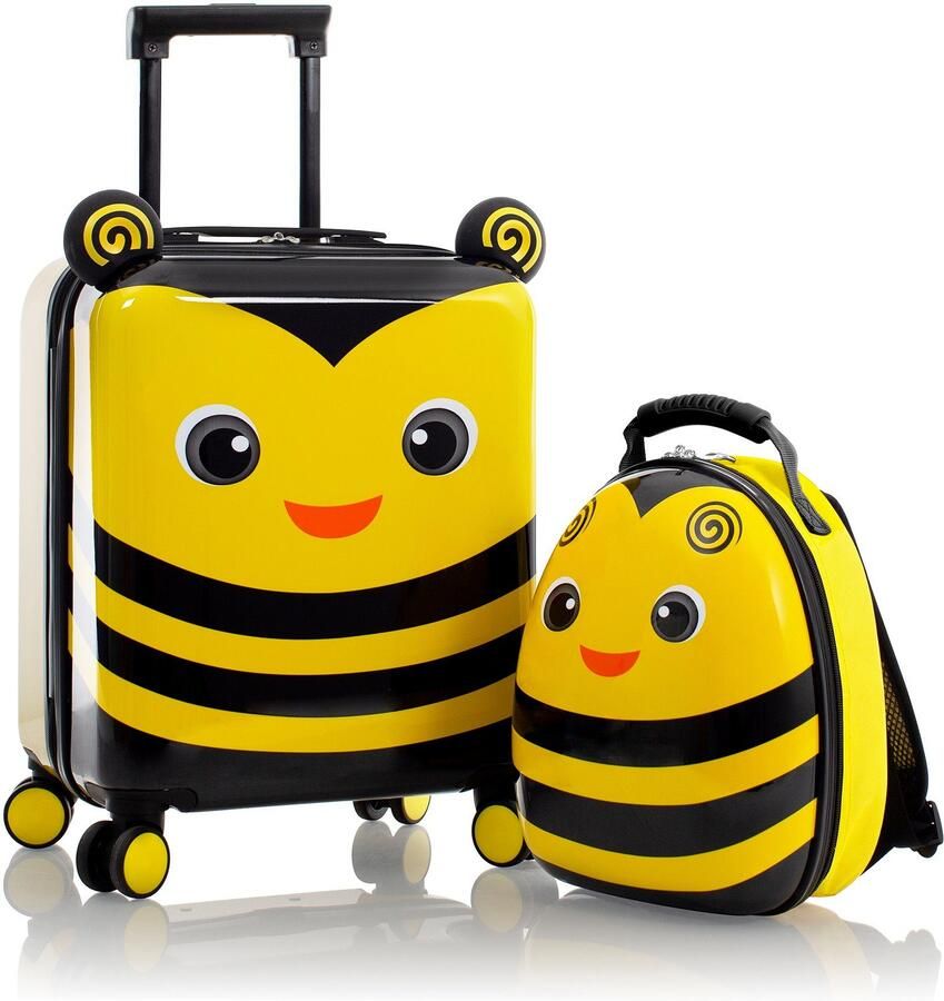 Heys Kinderkoffer Super Tots 46 cm Hommel x Joachim Llambi kindertrolley kinder reisbagage (set 2 stuks Kinderkoffer en rugzak) - Foto 15