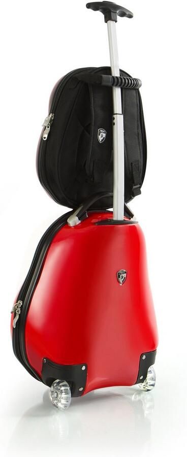 Heys Kinderkoffer Travel Tots lieveheersbeestje x Joachim Llambi kindertrolley kinder reisbagage (set 2 stuks) - Foto 2