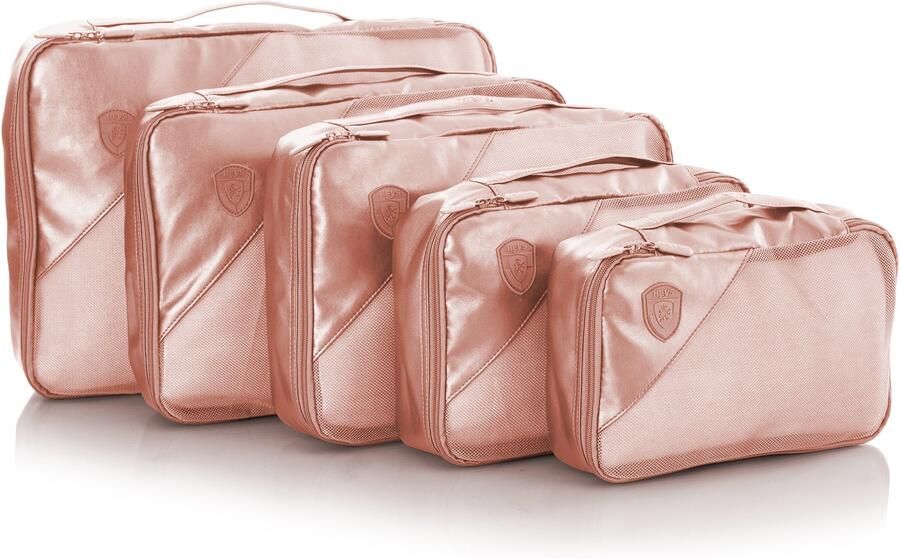 Heys Kofferorganizer Metallic Packing Cube x Joachim Llambi bagagecube pakcube kledingtas (set 5-delig Pakket tas set) - Foto 7