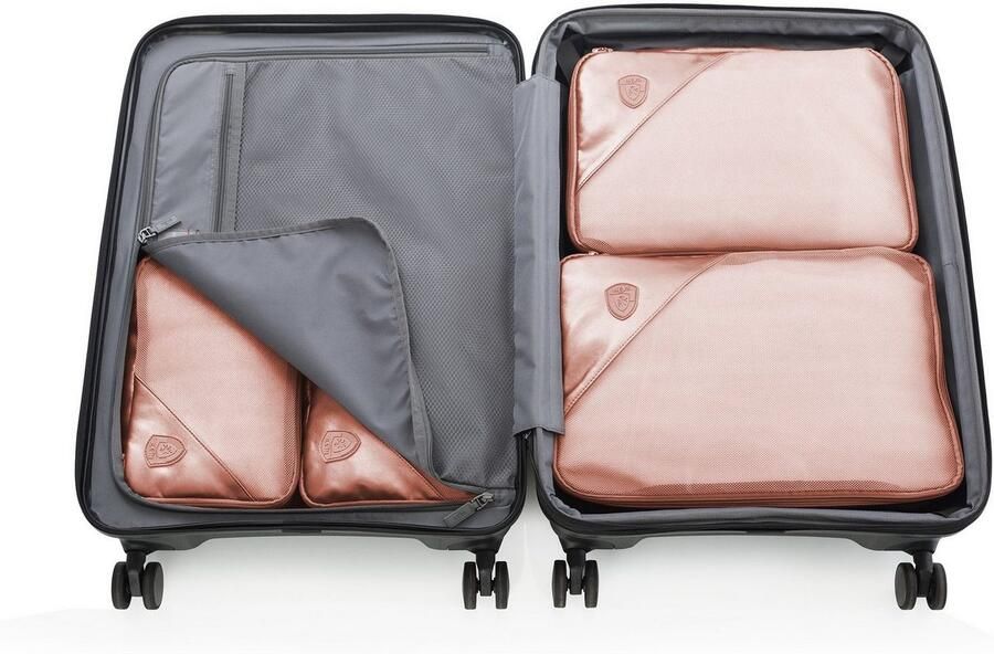 Heys Kofferorganizer Metallic Packing Cube x Joachim Llambi bagagecube pakcube kledingtas (set 5-delig Pakket tas set) - Foto 5