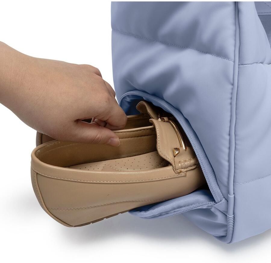 Heys Reistas The Puffer Duffle Bag Weekender duffelbag met schoencomparti t opsteeksysteem - Foto 5