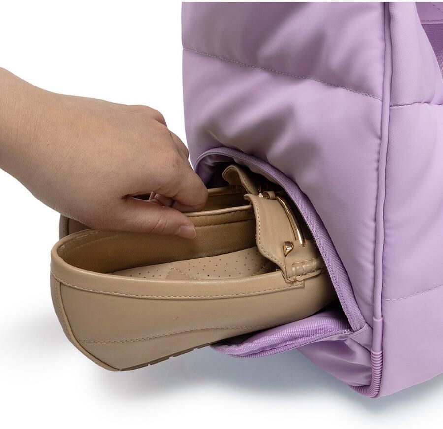 Heys Reistas The Puffer Duffle Bag Weekender duffelbag met schoencomparti t opsteeksysteem - Foto 5