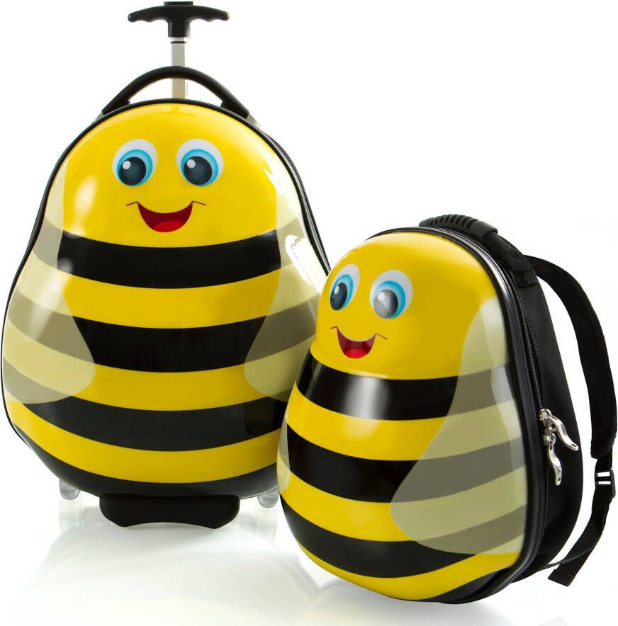 Heys Kinderkoffer Travel Tots 46 cm hommel x Joachim Llambi kindertrolley kinder reisbagage (set 2 stuks)