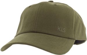 H.I.S Baseballcap Katoenen cap met licht verwassen effect en borduursel
