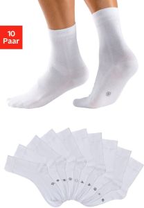 H.I.S Basic sokken met ingebreide symbolen (10 paar)