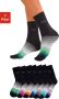 H.I.S Basic sokken met zwarte schacht (set 7 paar) - Thumbnail 1