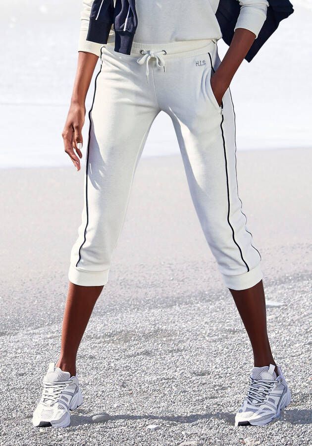 H.I.S Capribroek met zijpiping loungewear