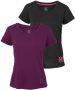 H.I.S Functioneel shirt figuuraccentuerende snit sportieve look met trendy logoprint (Set van 2) - Thumbnail 1