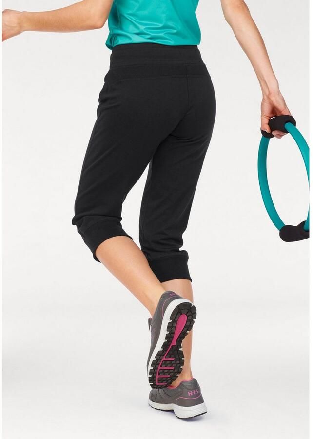 H.I.S 3 4-sweatbroek Vast sweatmateriaal met elastische band en trekkoord