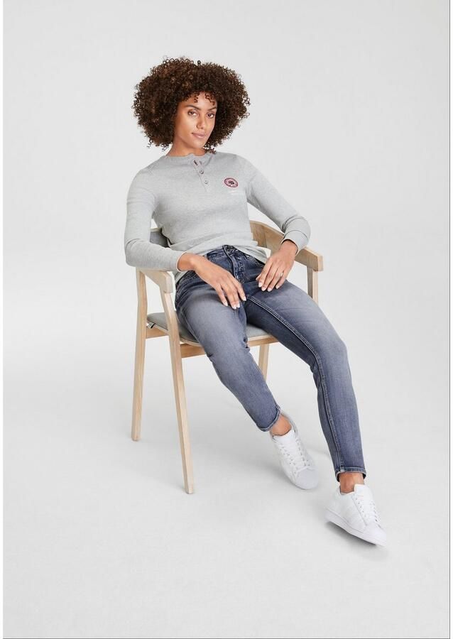 H.I.S 5-pocket jeans AriaMS normale taille skinny jeans met used-wassing 5-pocket-stijl - Foto 2