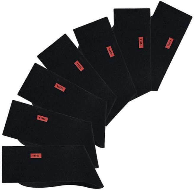 H.I.S Basic sokken in aangename katoenkwaliteit (set 7 paar) - Foto 2