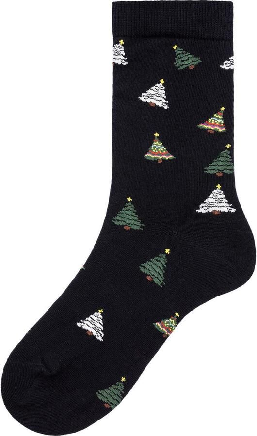 H.I.S Basic sokken Kerstsokken Kerstmis met kerstmotieven (set 3 paar) - Foto 6