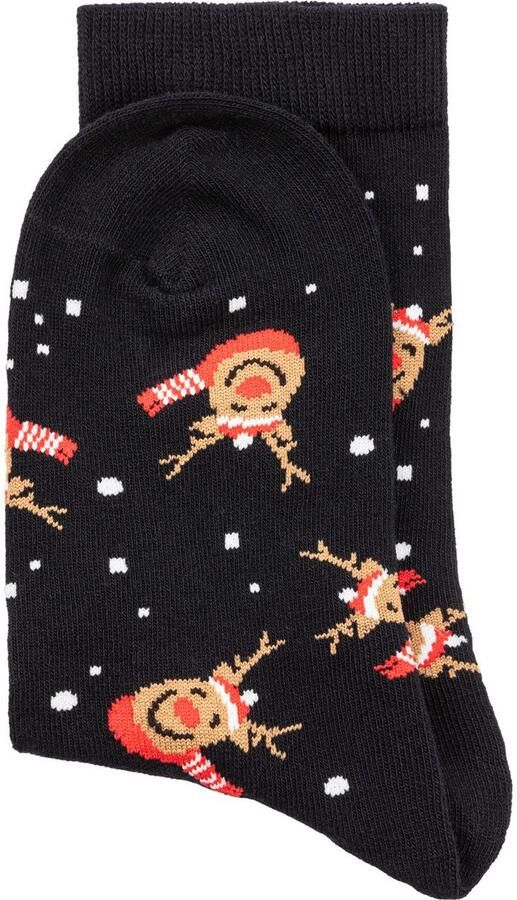 H.I.S Basic sokken Kerstsokken Kerstmis met kerstmotieven (set 3 paar) - Foto 6