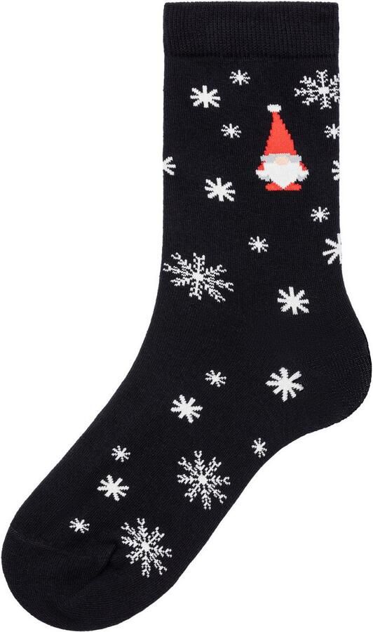 H.I.S Basic sokken Kerstsokken Kerstmis met kerstmotieven (set 3 paar) - Foto 5