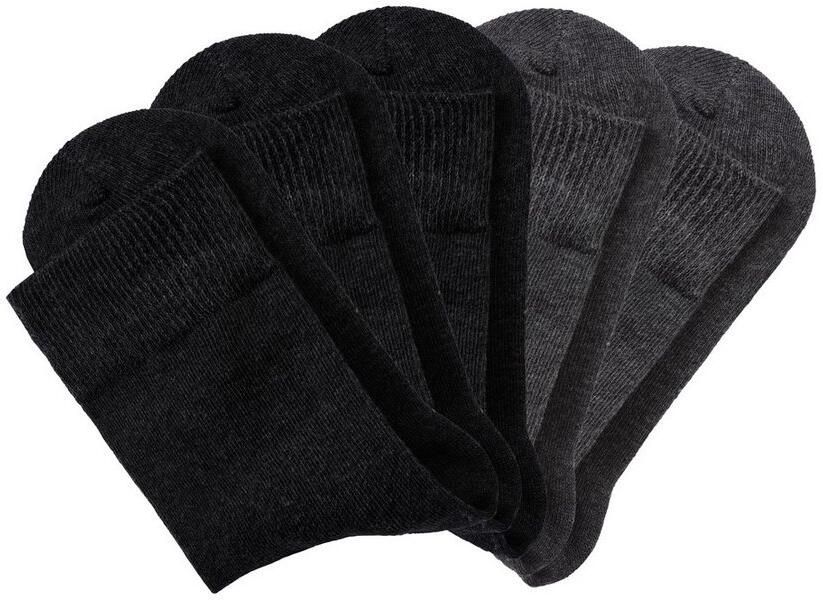 H.I.S Basic sokken met bijzonder zachte boord (set 5 paar) - Foto 9