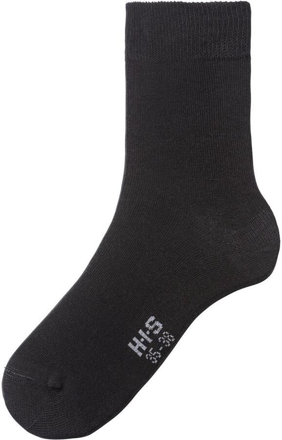 H.I.S Basic sokken met bijzonder zachte boord (set 5 paar) - Foto 8