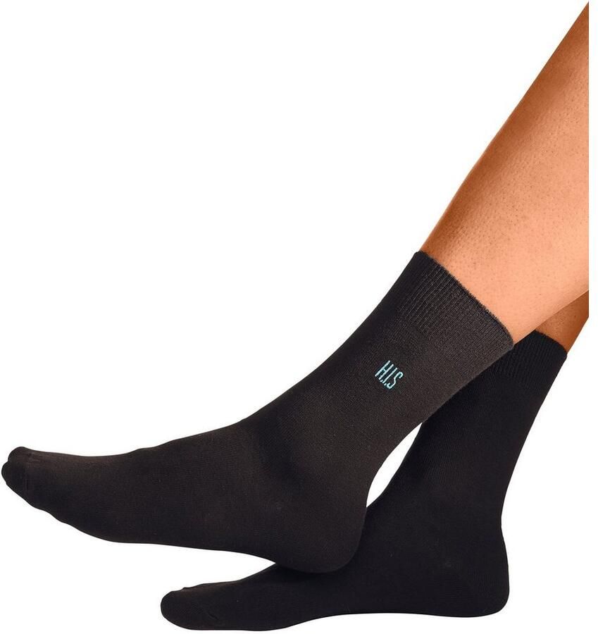 H.I.S Basic sokken met comfortboord (set 7 paar)