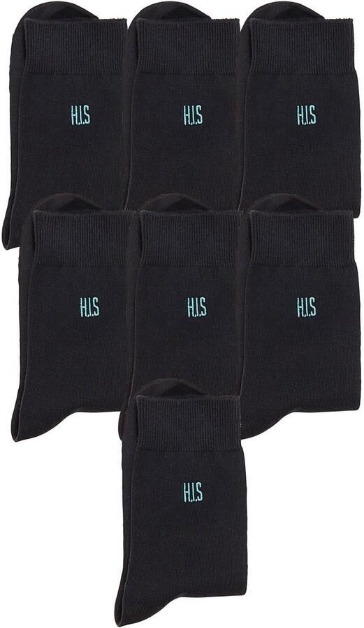 H.I.S Basic sokken met comfortboord (set 7 paar) - Foto 4