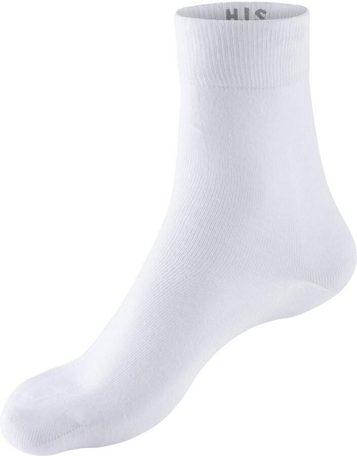 H.I.S Basic sokken met ingebreide symbolen (set 10 paar)