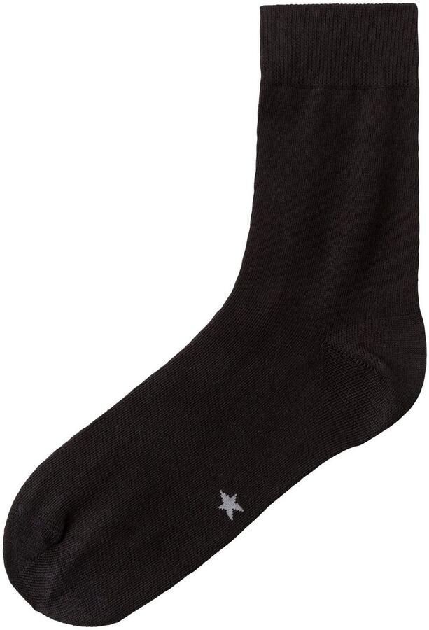 H.I.S Basic sokken met ingebreide symbolen (set 10 paar) - Foto 5