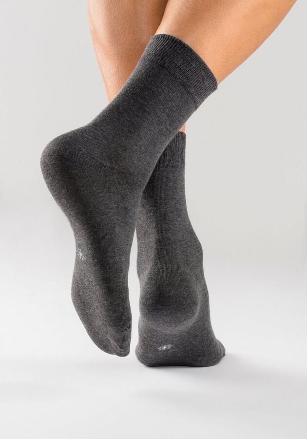 H.I.S Basic sokken met ingebreide symbolen (set 10 paar) - Foto 3