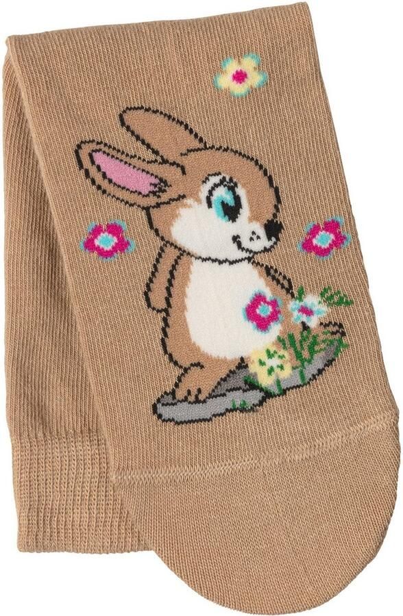 H.I.S Basic sokken met konijnenmotieven (set 5 paar) - Foto 8