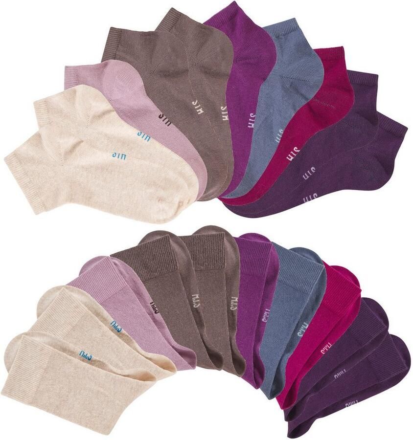 H.I.S Basic sokken twee lengtes in combipack (set 20 paar) - Foto 3