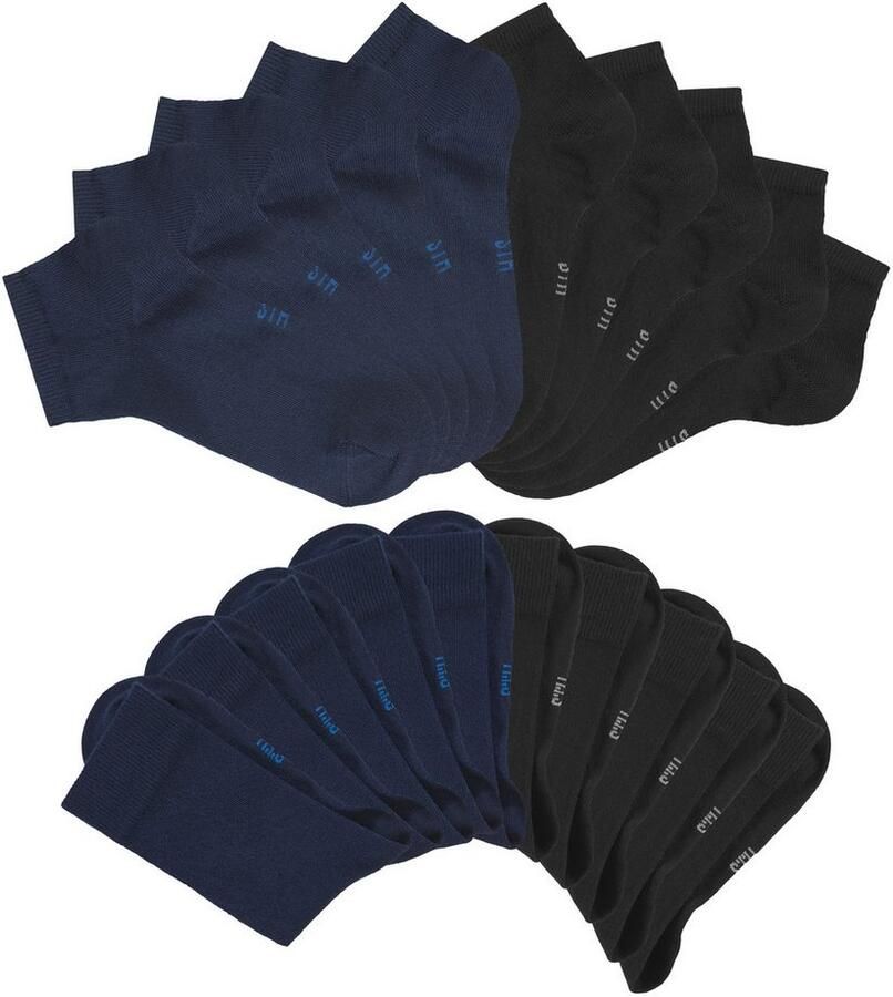 H.I.S Basic sokken twee lengtes in combipack (set 20 paar) - Foto 3