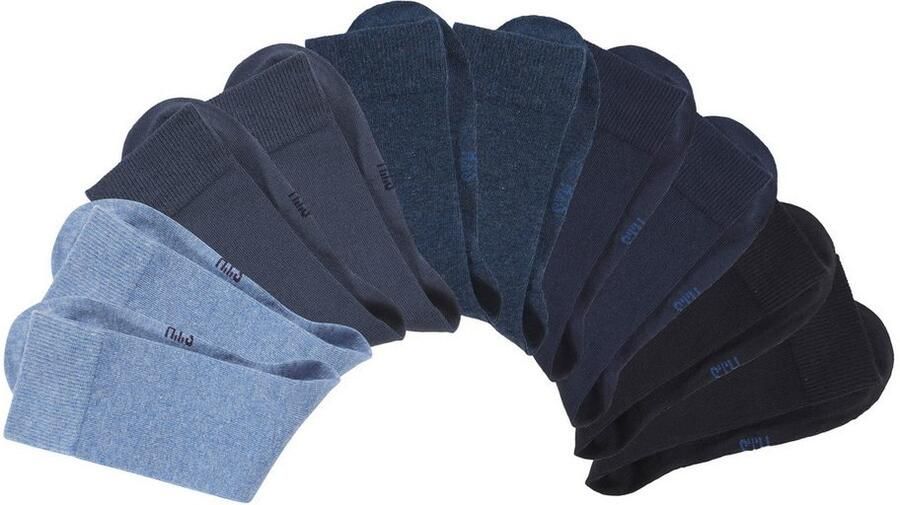 H.I.S Basic sokken twee lengtes in combipack (set 20 paar) - Foto 17