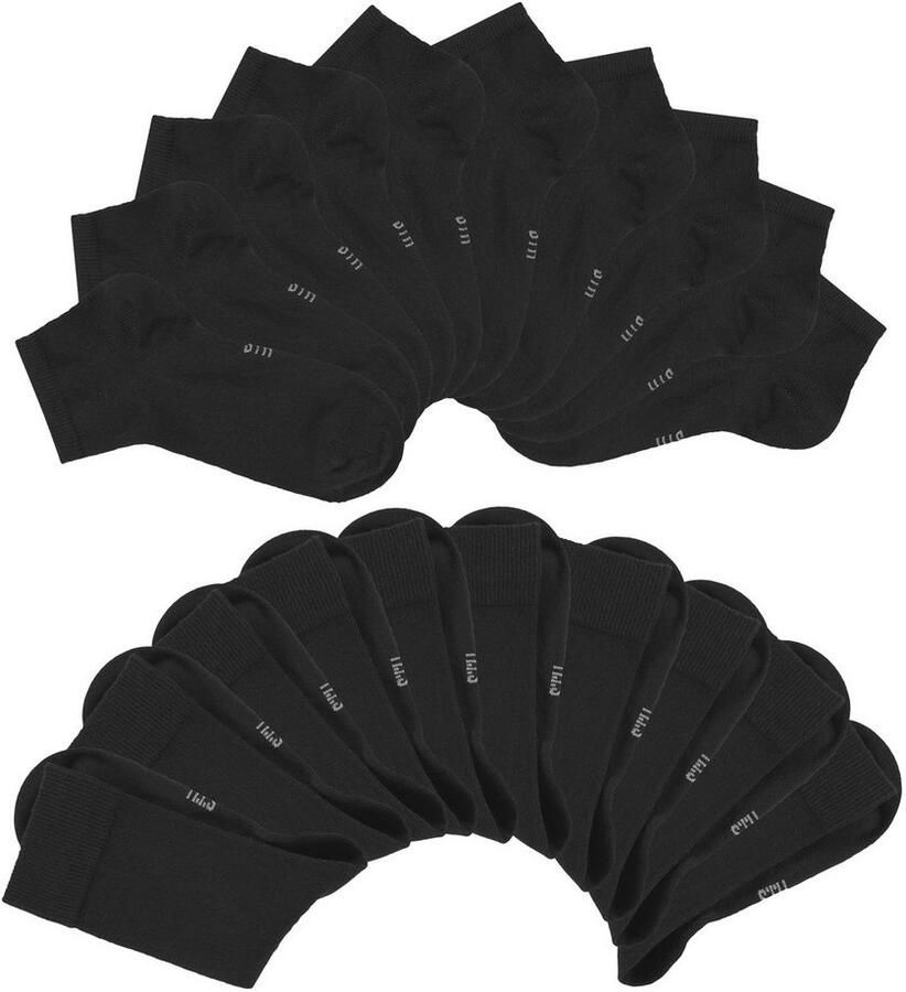 H.I.S Basic sokken twee lengtes in combipack (set 20 paar) - Foto 2