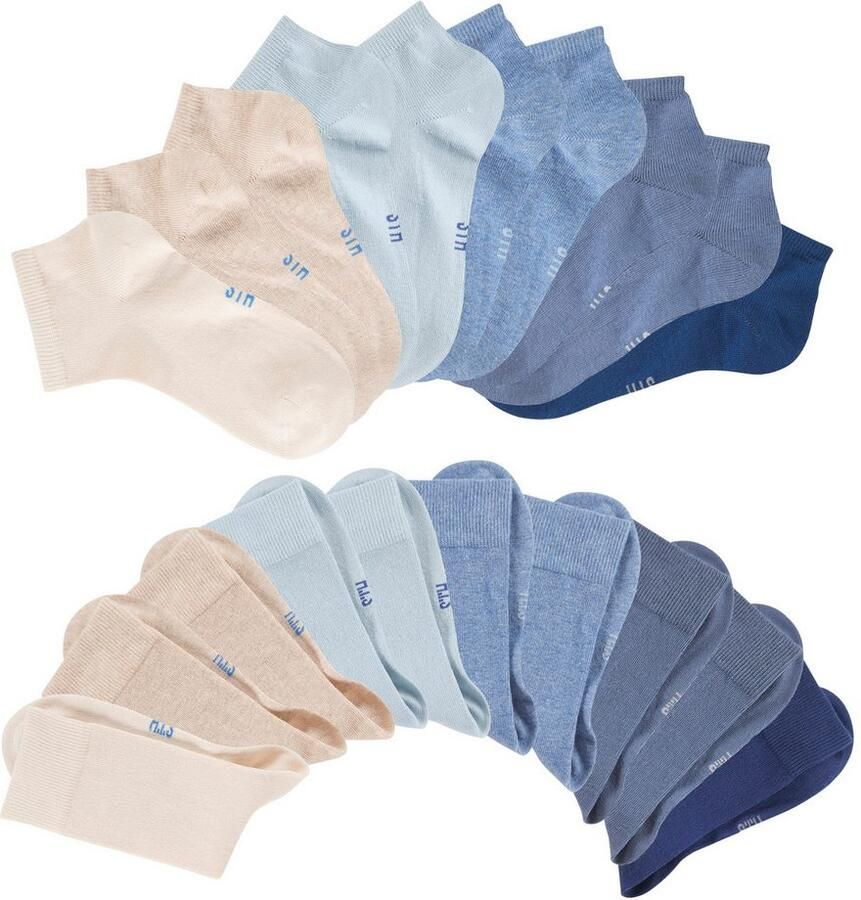 H.I.S Basic sokken twee lengtes in combipack (set 20 paar) - Foto 2