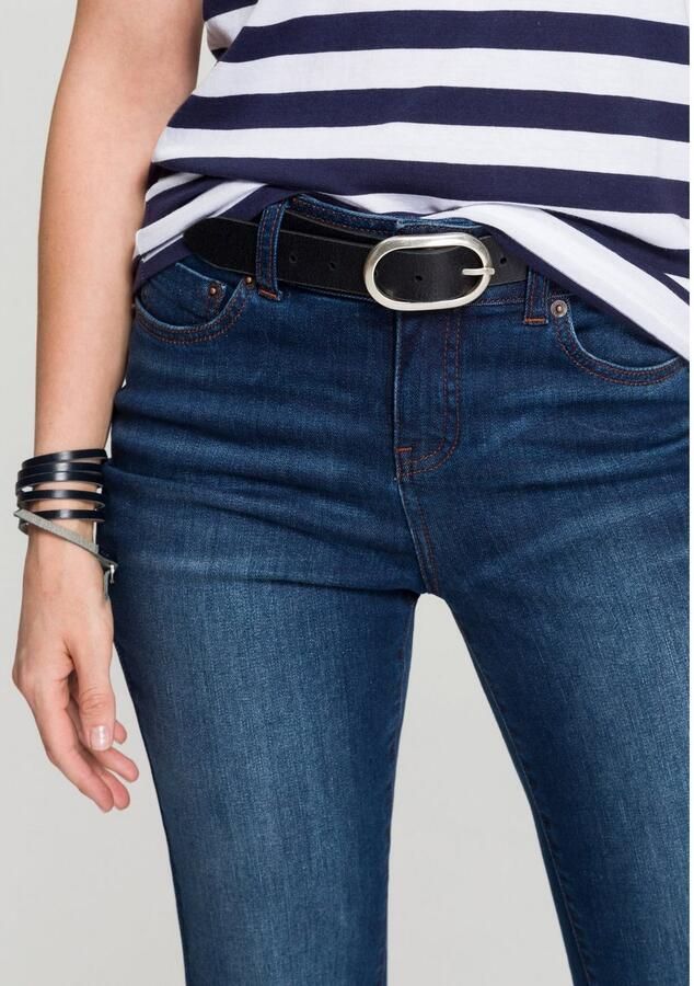 H.I.S Bootcut jeans High waist hoge taille bootcut met used-effecten ook in lange maten - Foto 2