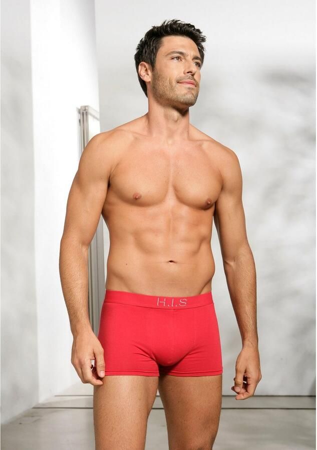 H.I.S Boxershort voor heren Logoweefband met 3D-effect (set 5 stuks) - Foto 4