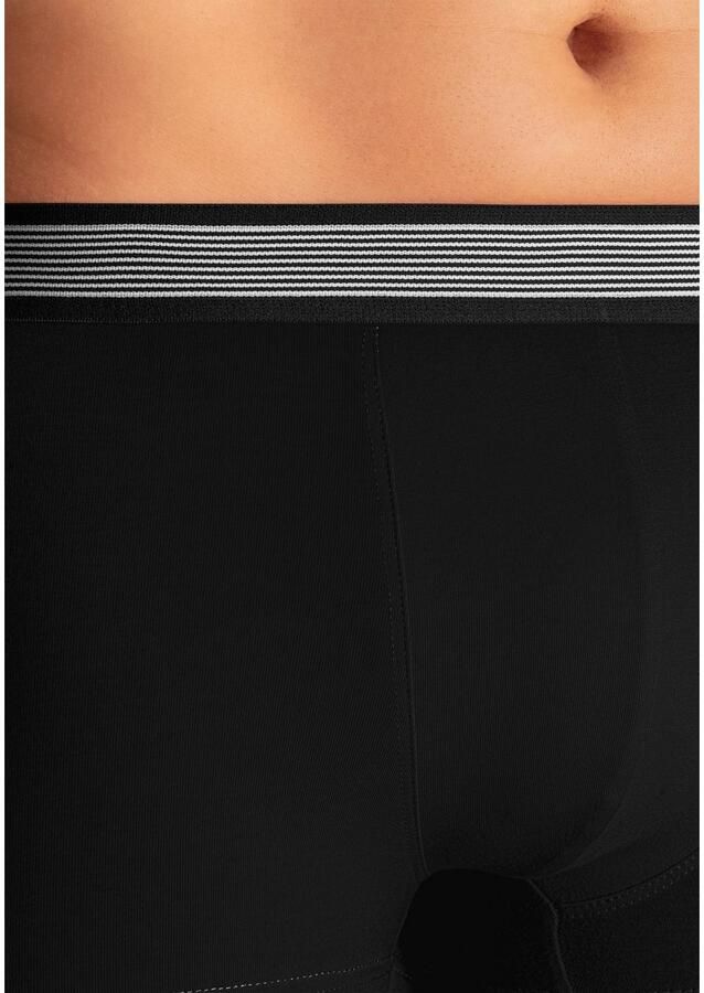 H.I.S Boxershort voor heren met gestreepte weefband (set 4 stuks)