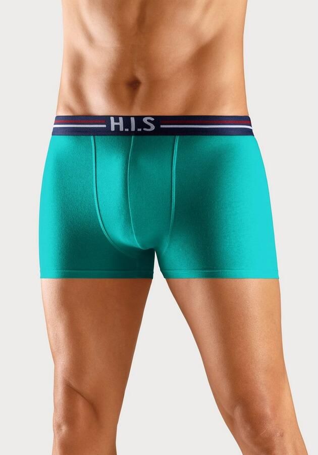 H.I.S Boxershort voor heren met strepen en logo in de band (set 5 stuks) - Foto 3