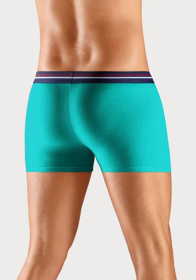 H.I.S Boxershort voor heren met strepen en logo in de band (set 5 stuks) - Foto 4