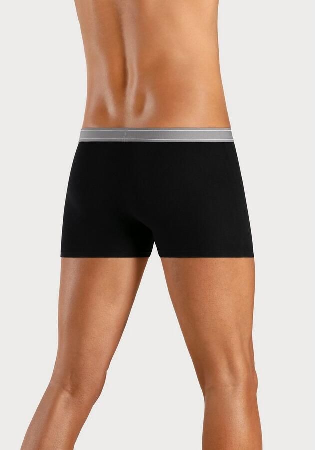 H.I.S Boxershort voor heren met strepen en logo op de band (set 5 stuks) - Foto 2