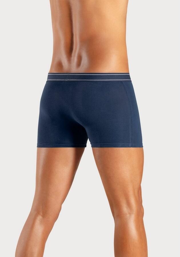 H.I.S Boxershort voor heren met strepen en logo op de band (set 5 stuks) - Foto 4