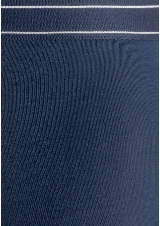 H.I.S Boxershort voor heren met strepen en logo op de band (set 5 stuks)