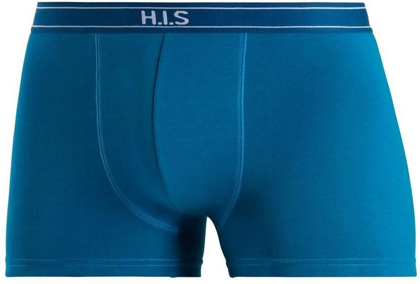 H.I.S Boxershort voor heren met strepen en logo op de band (set 5 stuks) - Foto 5