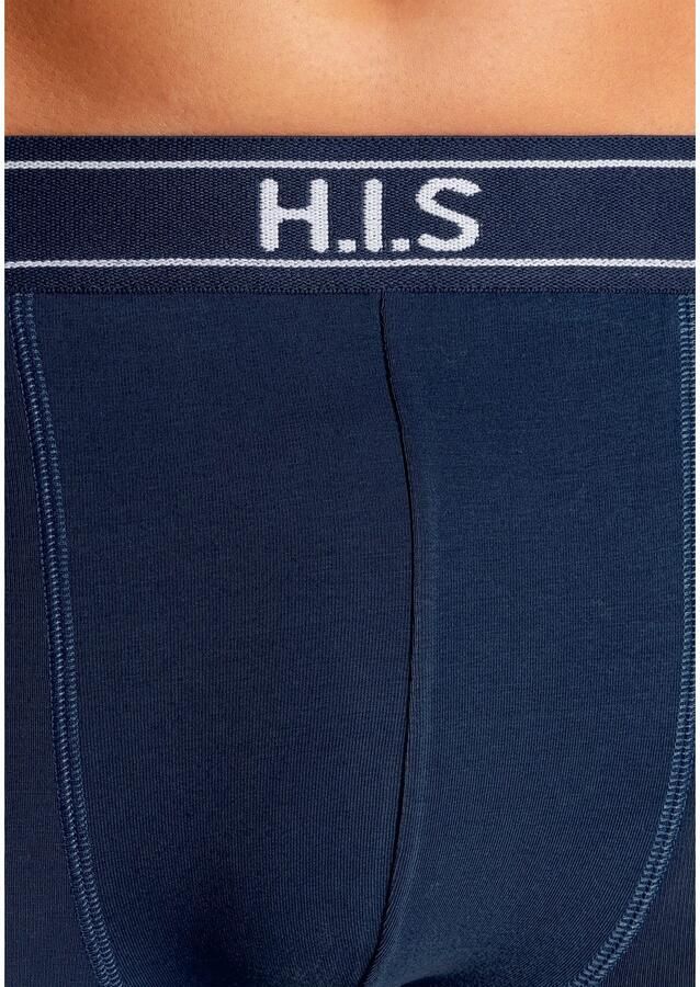 H.I.S Boxershort voor heren met strepen en logo op de band (set 5 stuks) - Foto 2