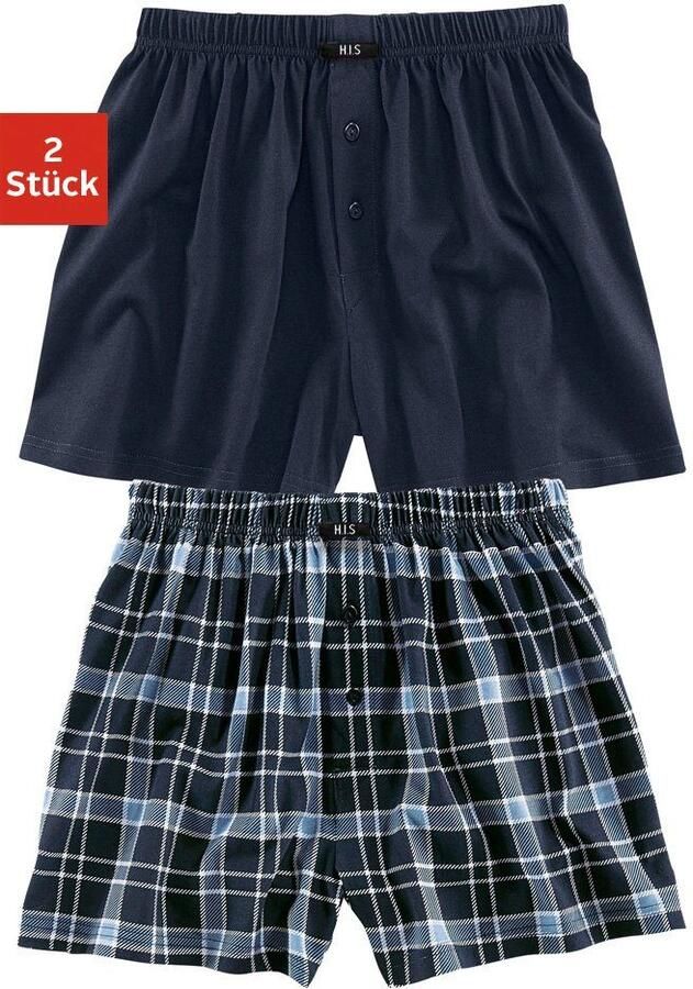 H.I.S Boxershort voor heren (set 2 stuks)