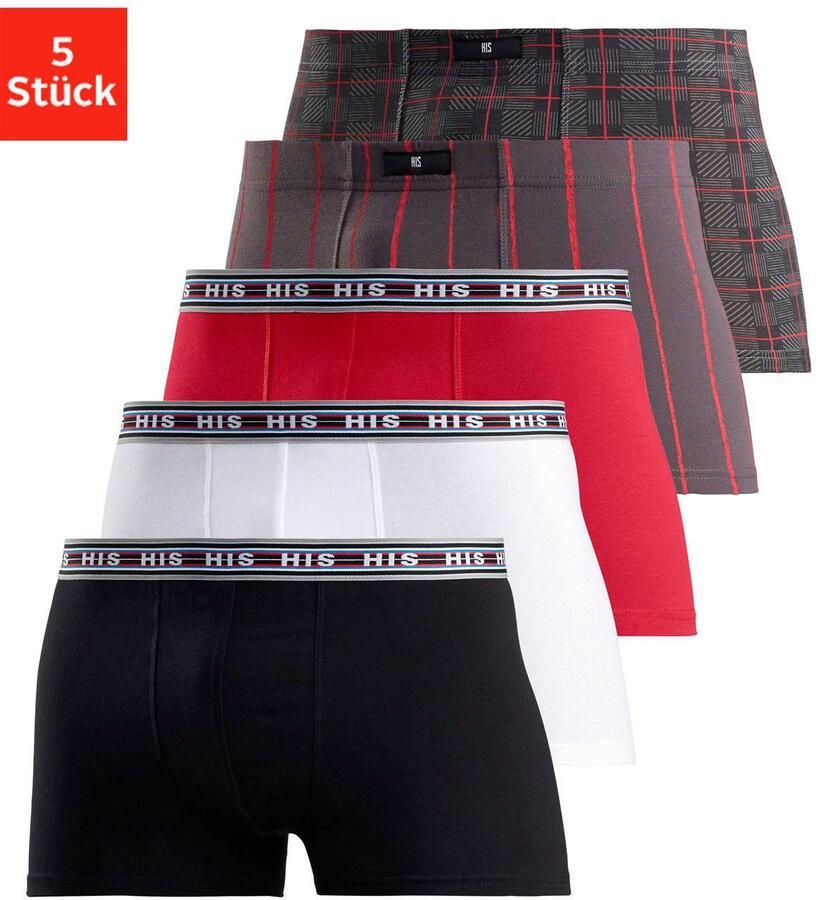 H.I.S Boxershort voor heren (set 5 stuks) - Foto 8